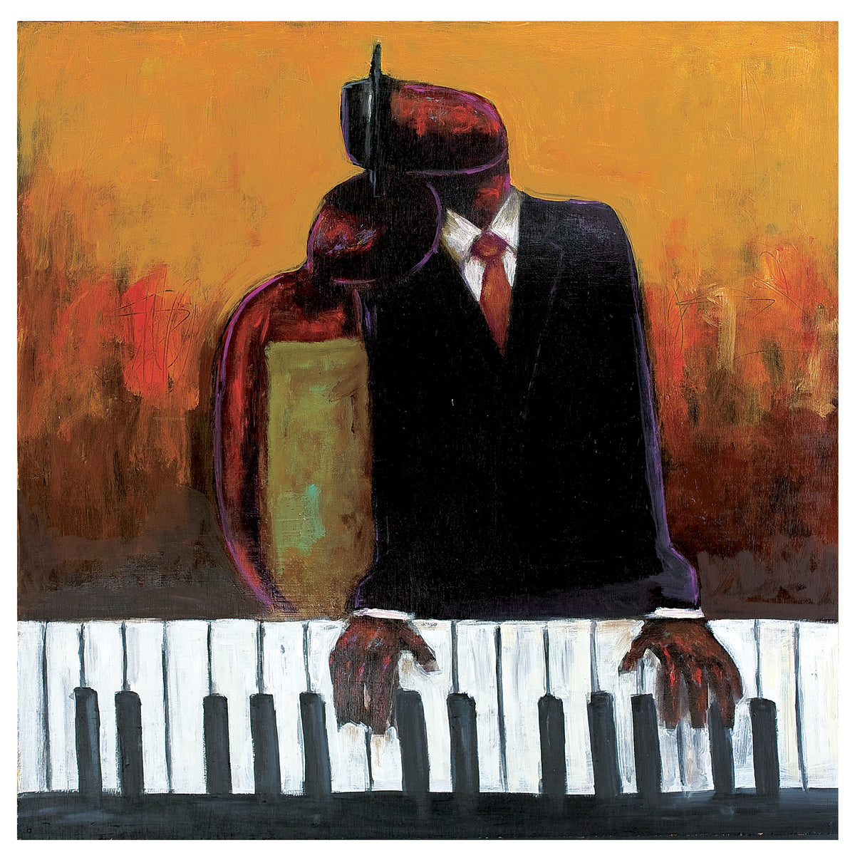 Jazz Art | Jazz Art Prints| Jazz Wall Art| Piano Lovers| Kerream Jones