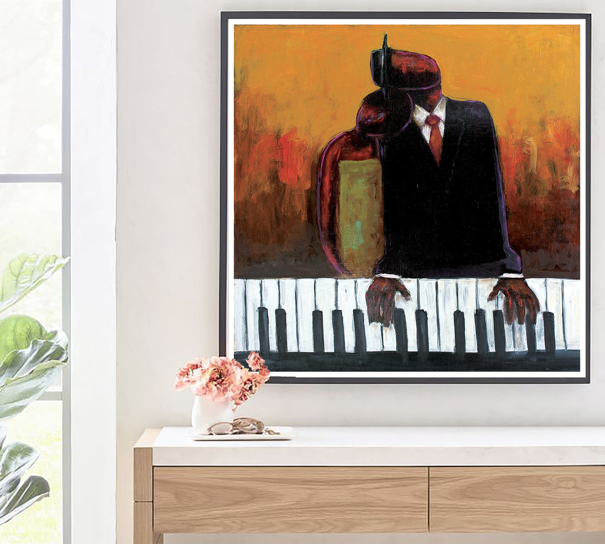 Jazz Art | Jazz Art Prints| Jazz Wall Art| Piano Lovers| Kerream Jones